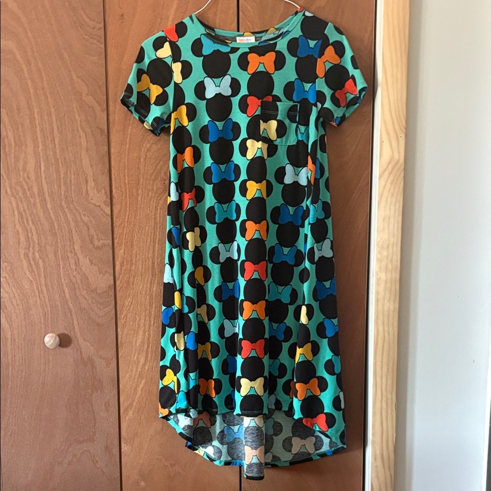 LuLaRoe Women’s Minnie Mouse Hi Low Dress XXS